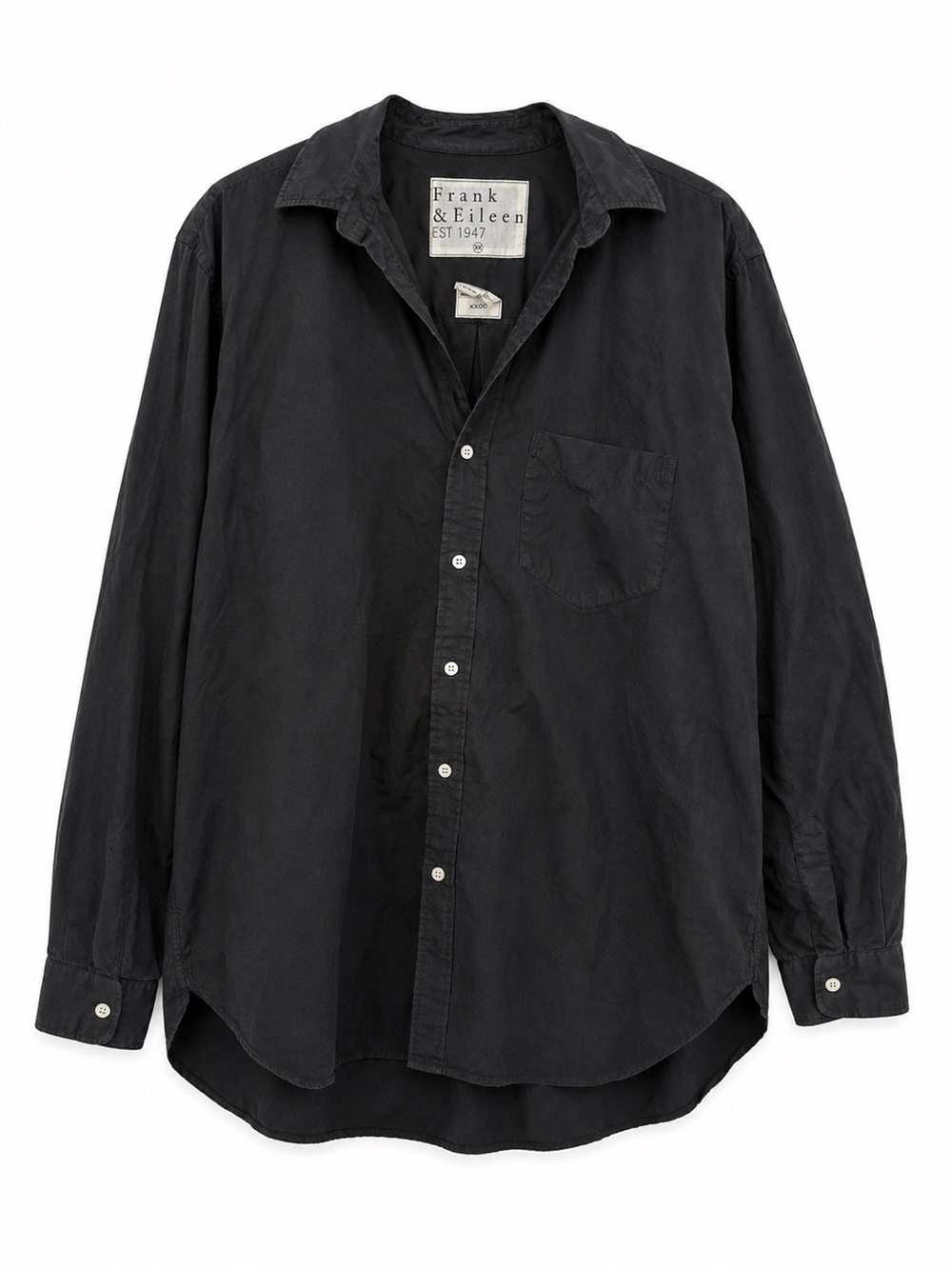 Frank & Eileen Black Button Down Shirt XL Men's Unisex Relaxed Fit